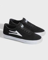 MANCHESTER  BLACK SUEDE/WHITE SOLE